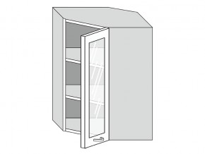 19.60.3у Шкаф настенный (h=913) угловой на 600мм со стекл. дверцей в Нефтеюганске - nefteyugansk.magazin-mebel74.ru | фото