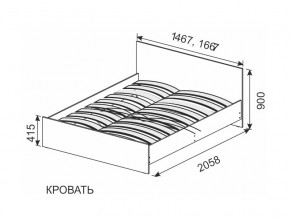 Кровать 1600х2000 ортопедическое основание в Нефтеюганске - nefteyugansk.magazin-mebel74.ru | фото