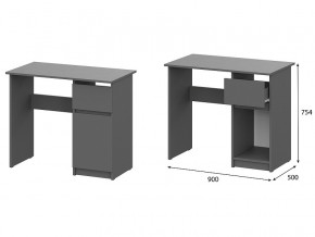Стол письменный 900 Денвер Графит серый в Нефтеюганске - nefteyugansk.magazin-mebel74.ru | фото